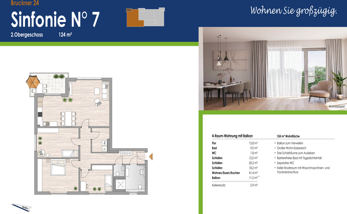 Wohnungsgrundriss